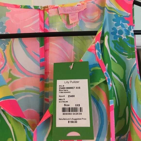 NWT Lilly Pulitzer Tybee Romper - Picture 3 of 6